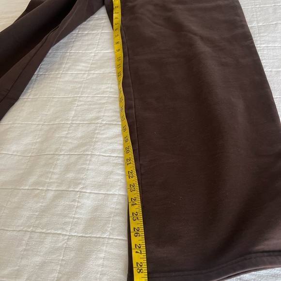 Skims Boyfriend fleece oversized straight leg pant Small NEW WITH TAGS espresso - Picture 9 of 9